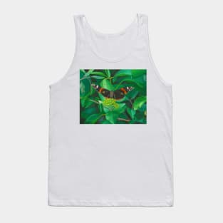 red admiral - green eyes Tank Top